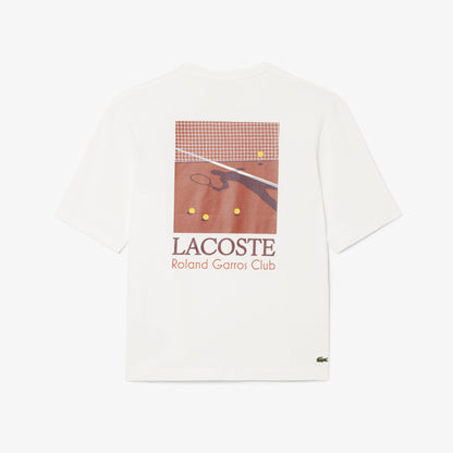 Lacoste Relaxed Fit Erkek Beyaz T-shirt