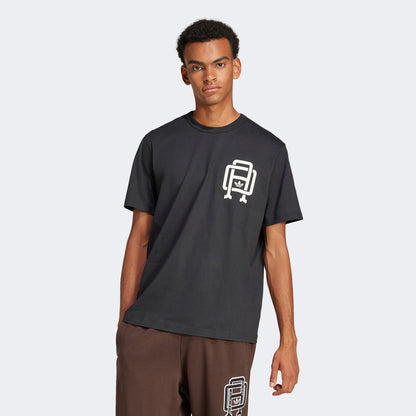 Adidas Q12 Varsity Erkek Siyah T-shirt