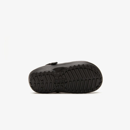Crocs Classic Lined Clog Çocuk Siyah Terlik