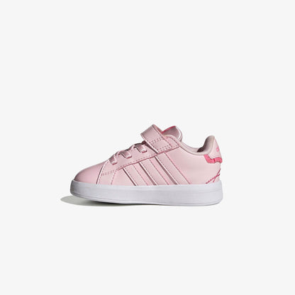 Adidas Grand Court 3.0 Girls Elastic Lace Çocuk Pembe Spor Ayakkabı