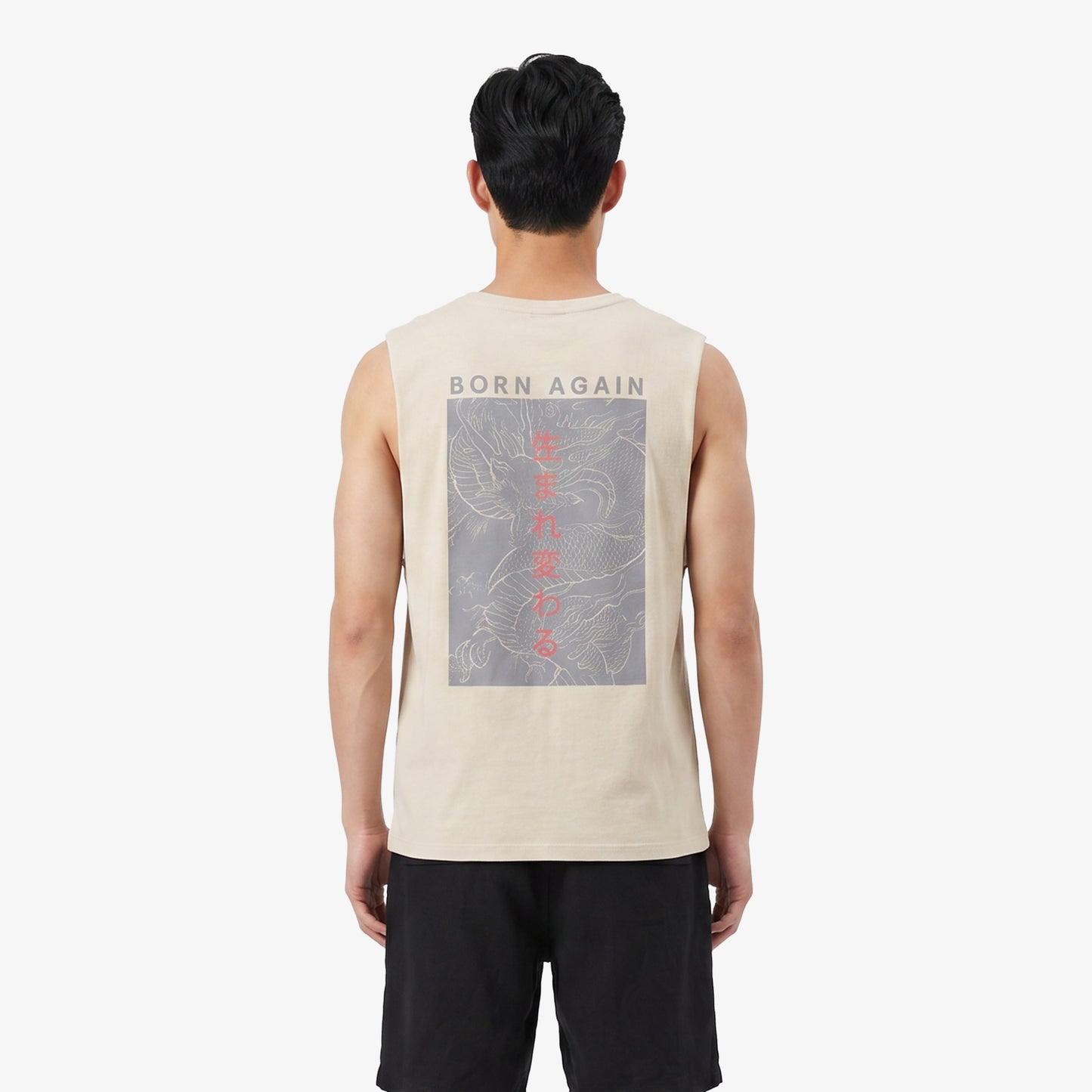 United4 Regular Fit Erkek Krem T-shirt