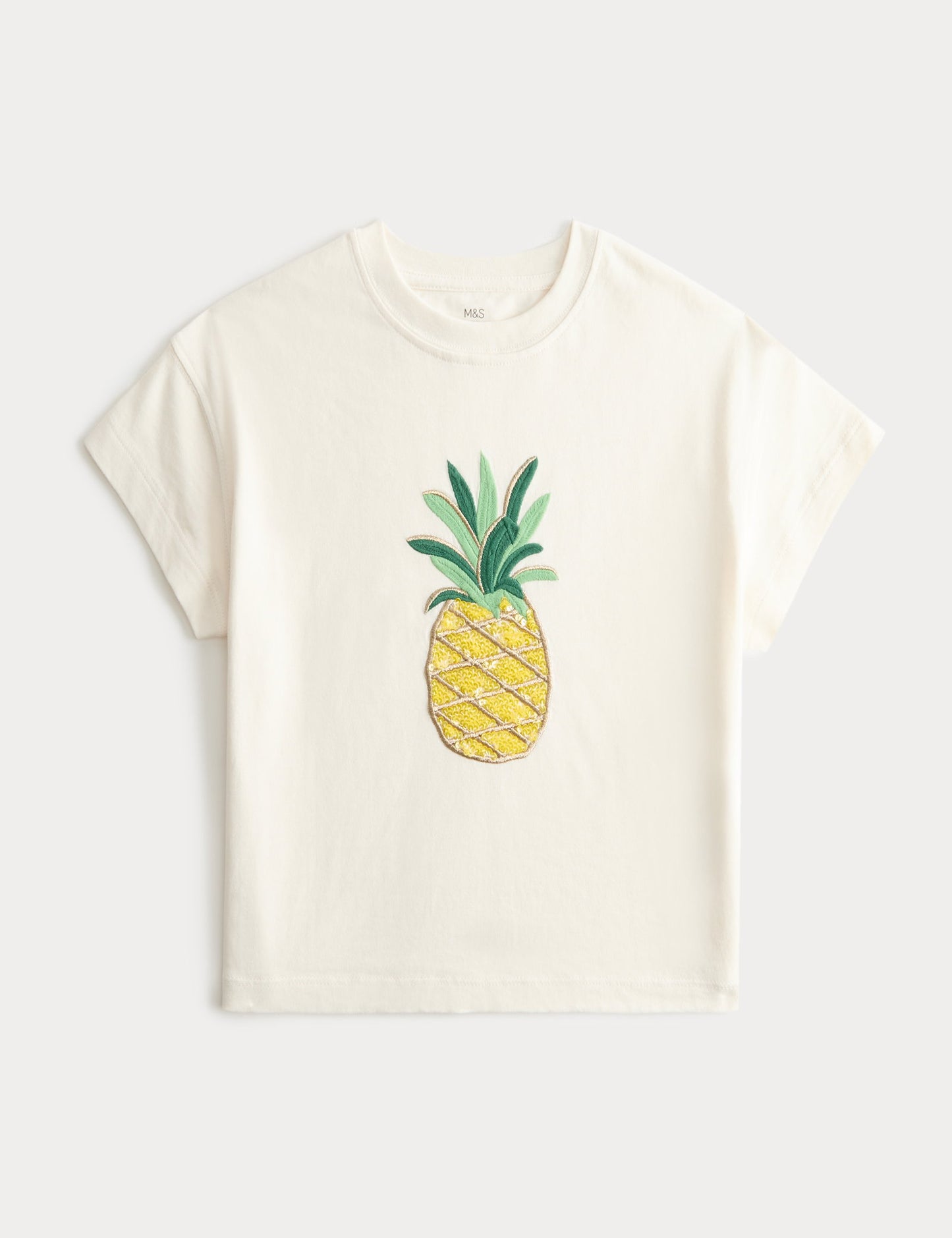 Desenli Pamuklu T-shirt