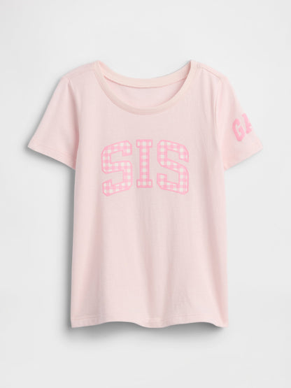 Sarı Grafik Baskılı T-shirt