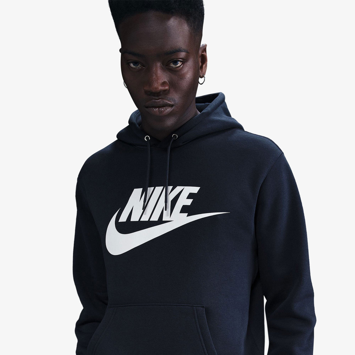 Nike Club Gfx Erkek Mavi Hoodie
