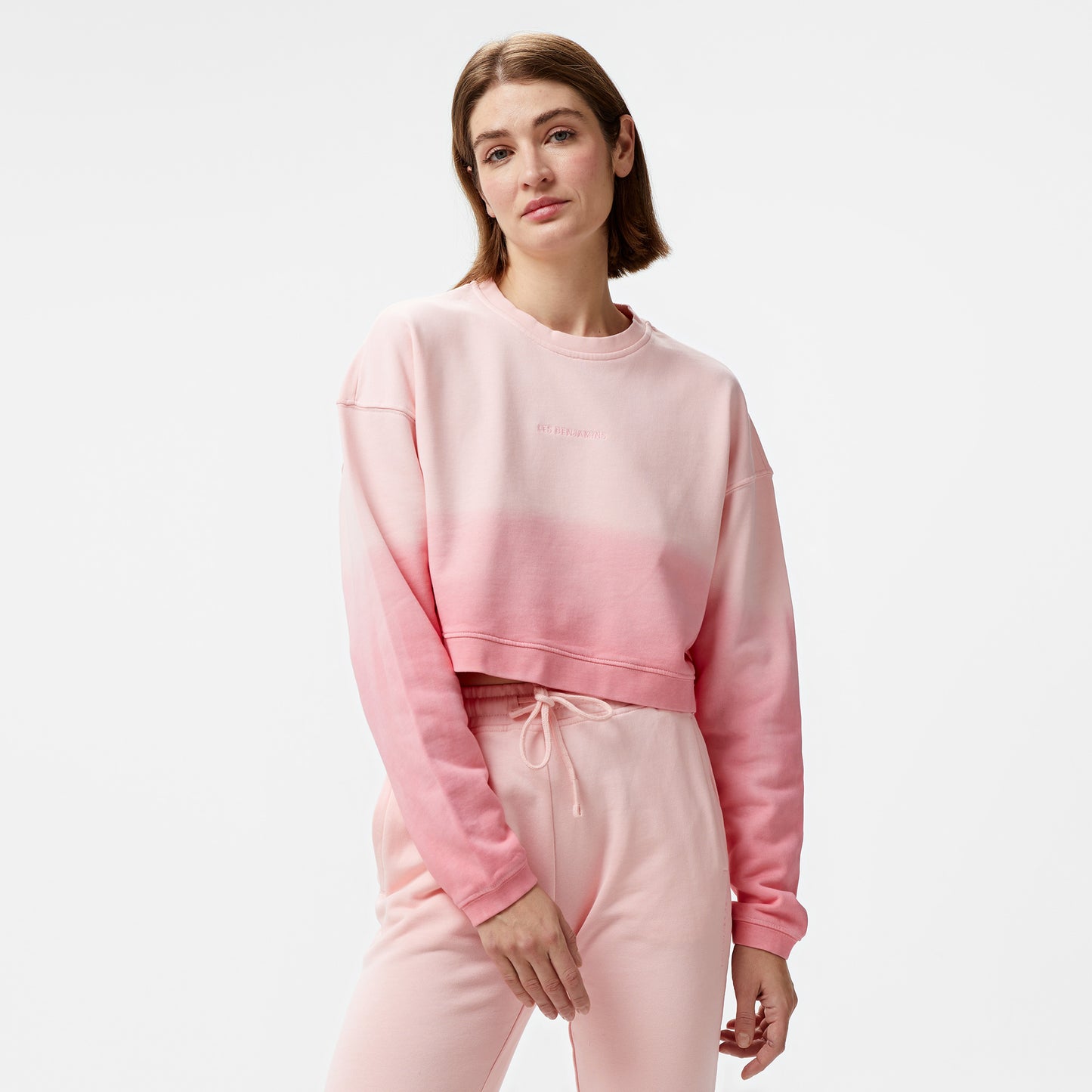 Les Benjamins 304 Kadın Pembe Sweatshirt