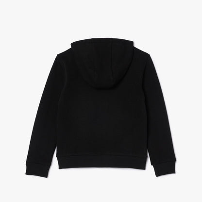 Lacoste Çocuk Kapüşonlu Siyah Sweatshirt