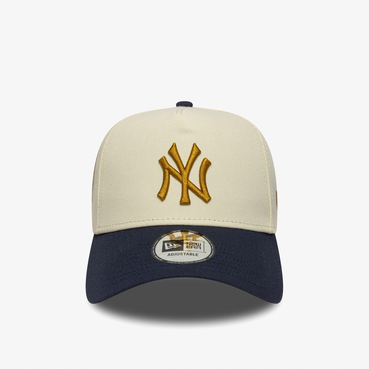 New Era New York Yankees Mlb World Series Patch Unisex Krem/lacivert Şapka