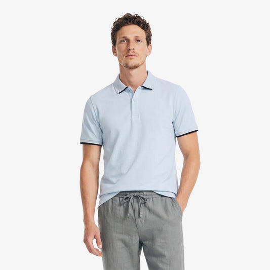 Nautica Erkek Mavi Regular Fit Pima Cotton Polo Yaka T-shirt