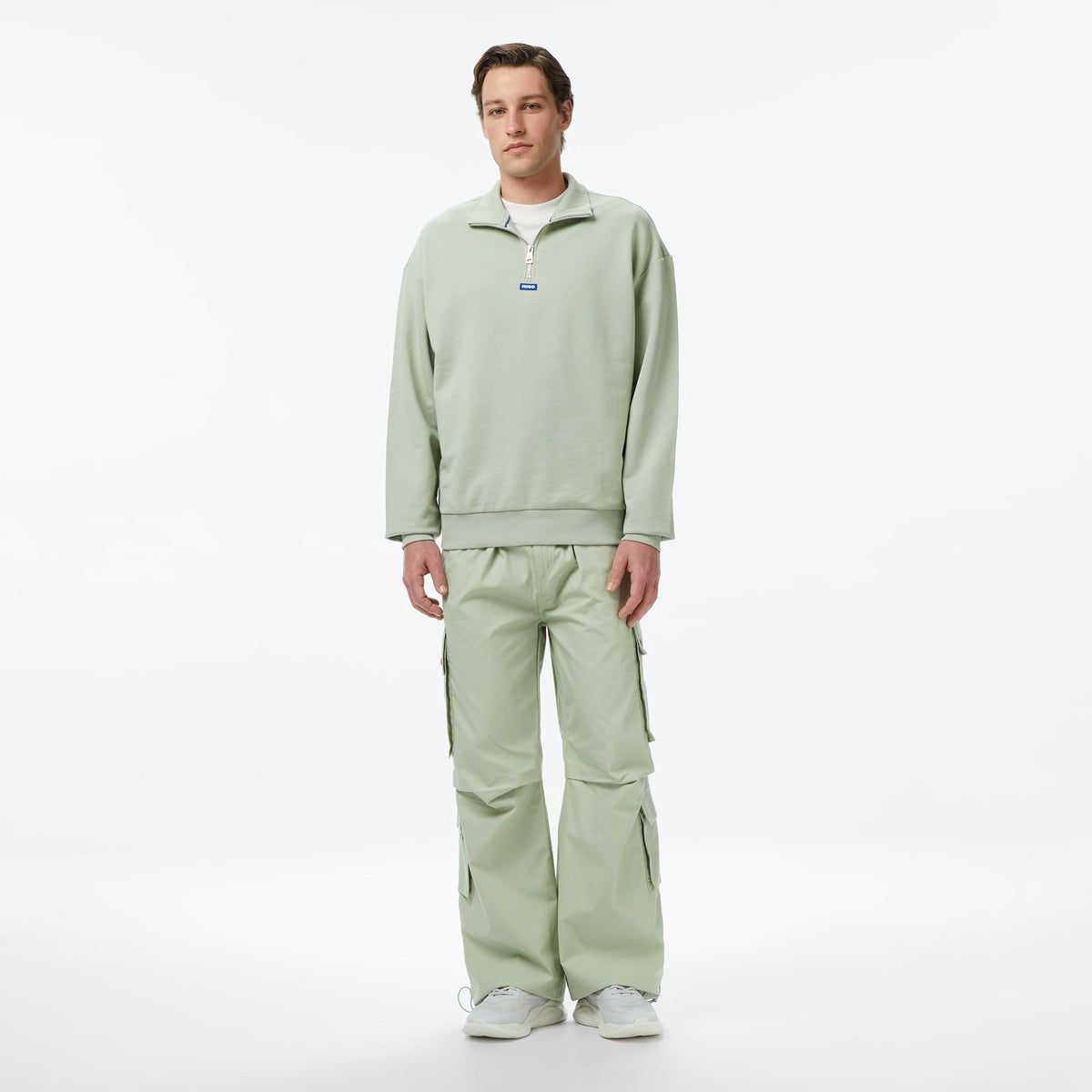 Hugo Neeler Erkek Yeşil Sweatshirt