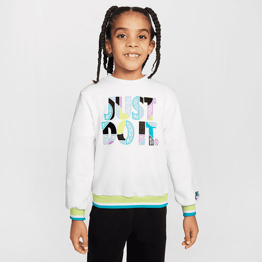 Nike Sportswear 'outside The Lines' Çocuk Beyaz Swetashirt