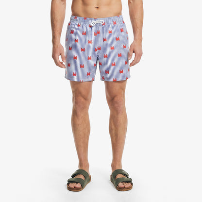Nautica Regular Fit Erkek Mavi Deniz Şortu