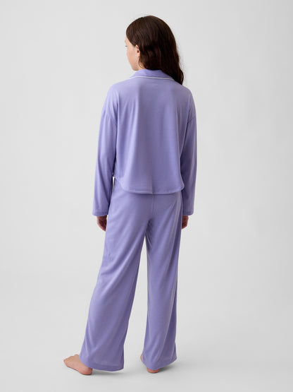 Lila Recycled Pijama Takımı