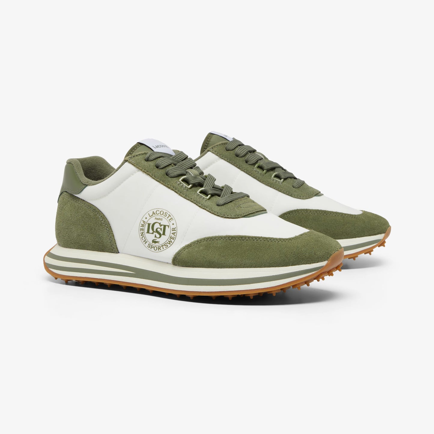 Lacoste L-spin Erkek Haki/beyaz Sneaker
