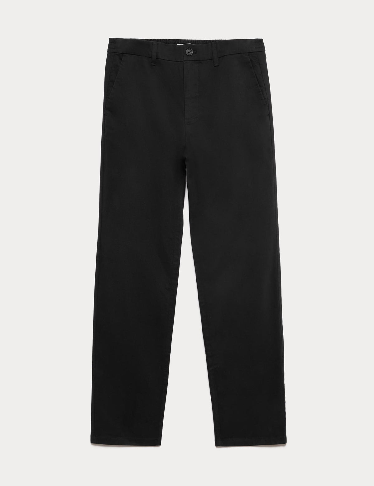 Regular Fit Lastikli Bel Chino