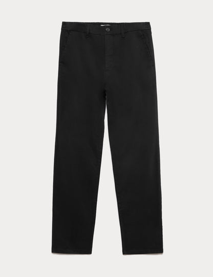 Regular Fit Lastikli Bel Chino