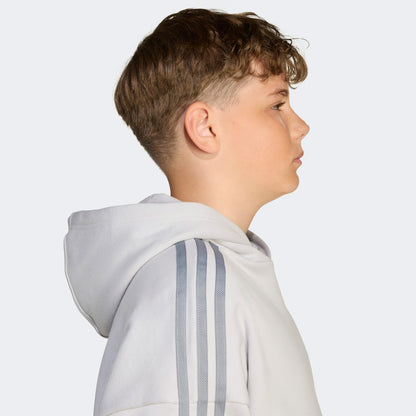 Adidas Hoodıe Çocuk Gri Sweatshirt