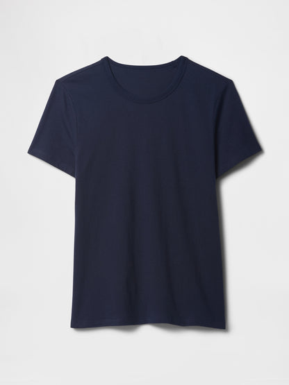 Gri Favorite Bisiklet Yaka T-shirt