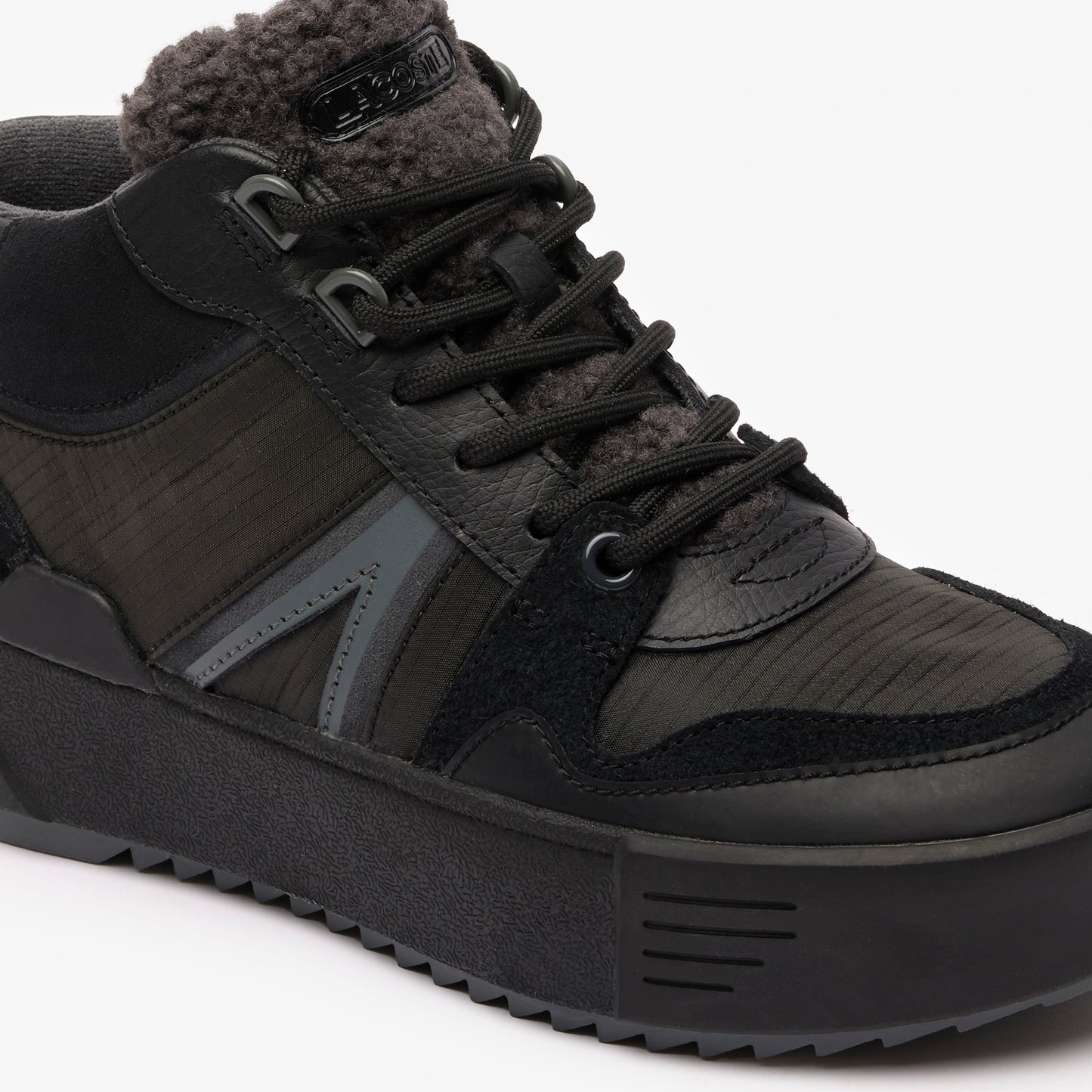 Lacoste L002 Winter Mid Kadın Siyah Bot
