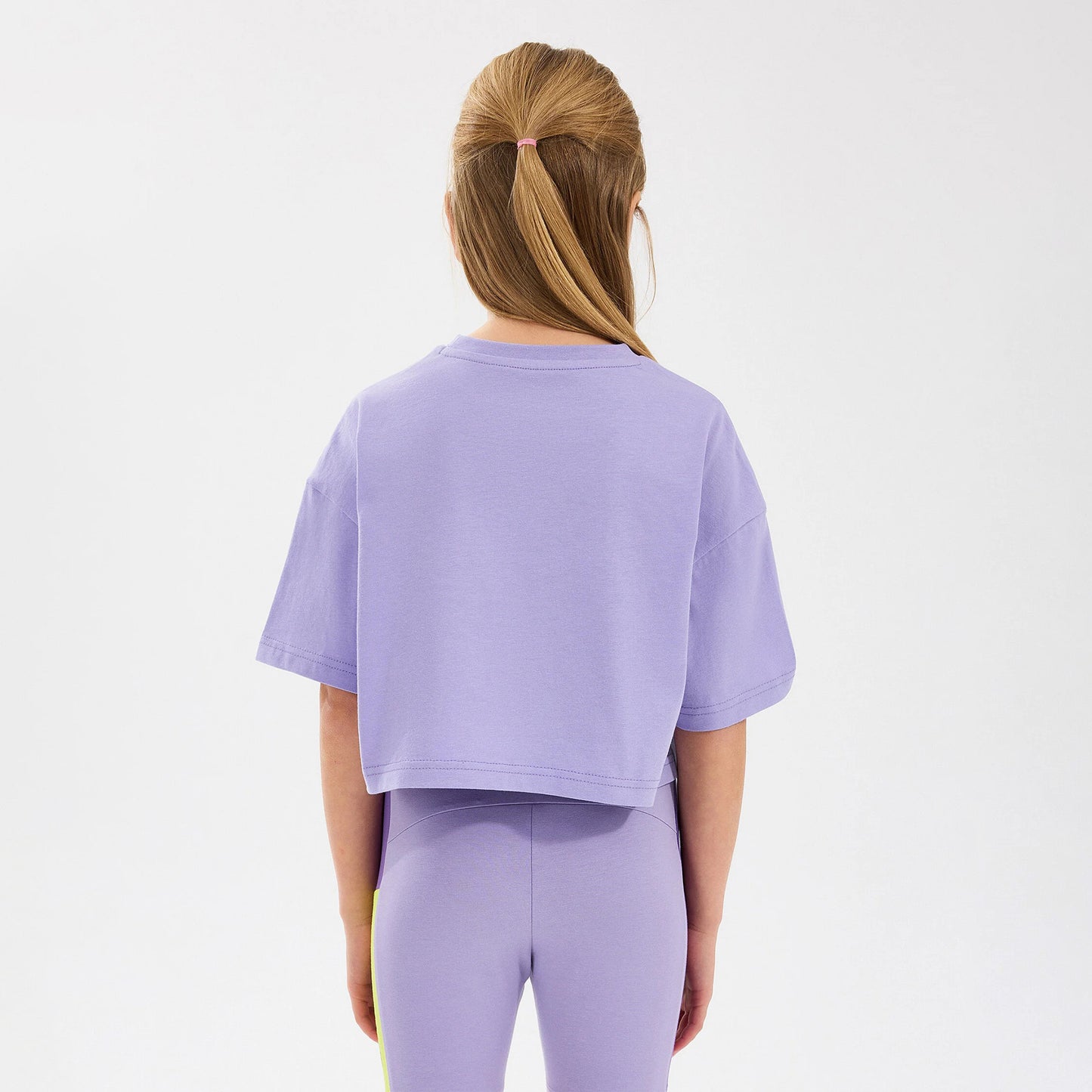 Skechers Graphic Cropped Çocuk Mor T-shirt