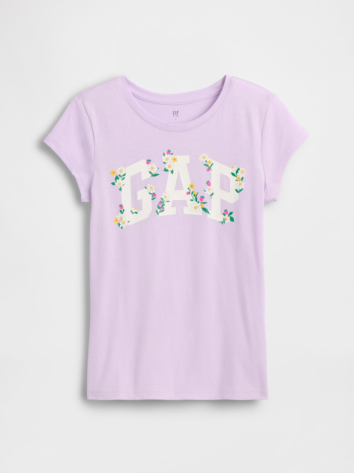 Lila Gap Logo T-shirt