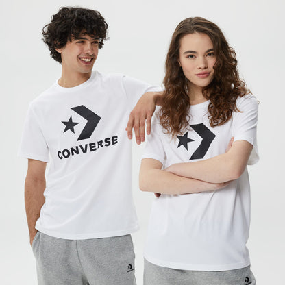 Converse Go-to Star Chevron Logo Unisex Beyaz T-shirt