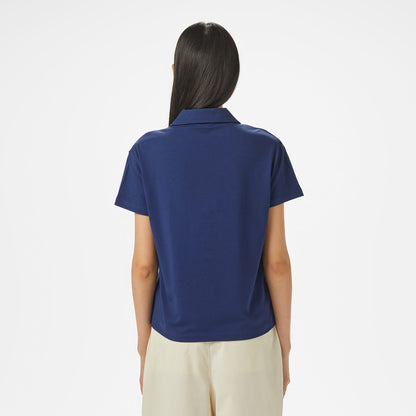 Nautica Kadın Lacivert Regular Fit Polo Yaka T-shirt