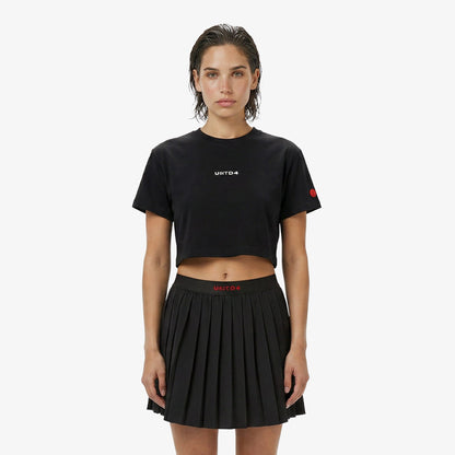 United4 Regular Fit Kadın Siyah T-shirt