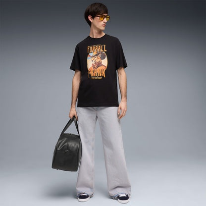 Puma Graphic Erkek Siyah T-shirt