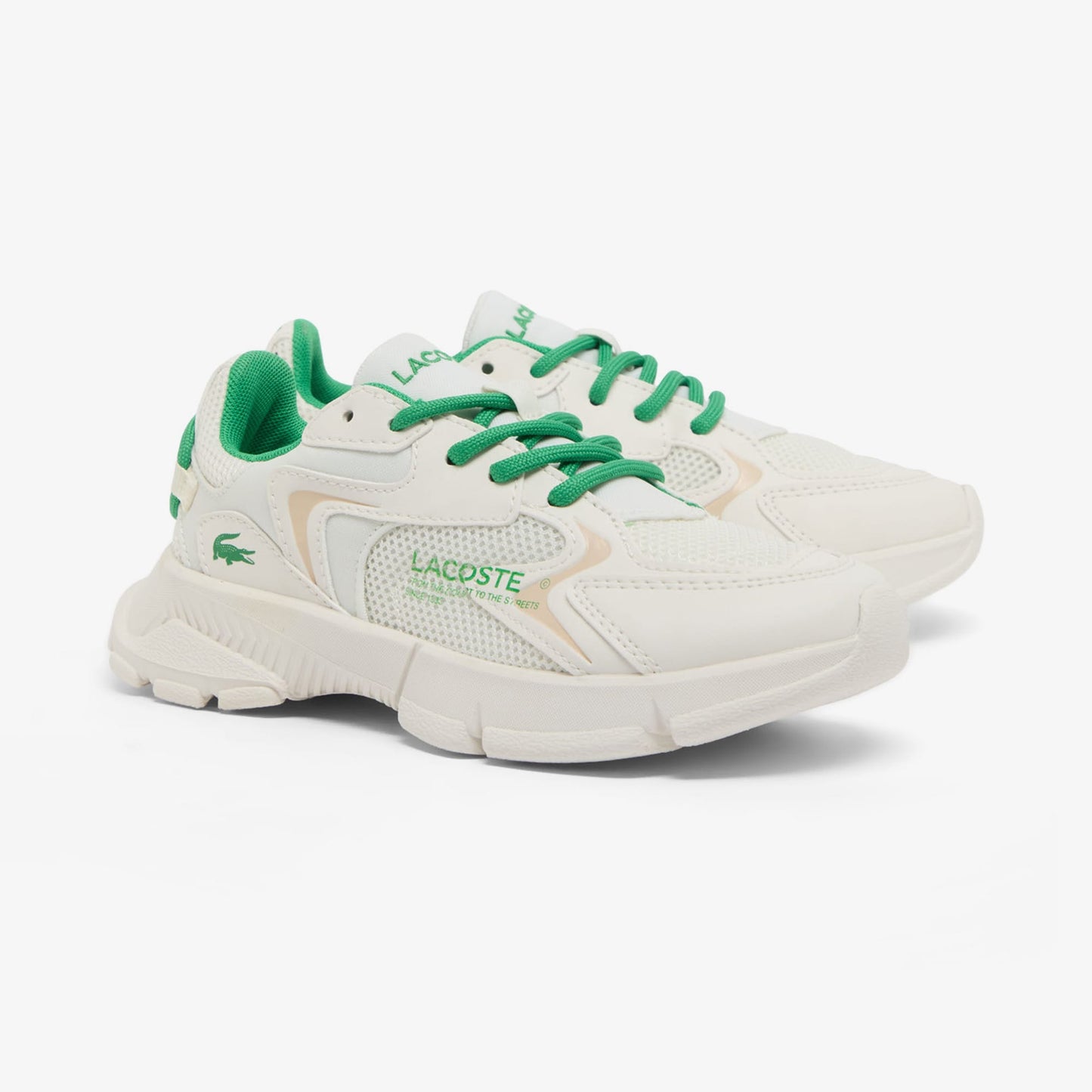 Lacoste L003 Neo Çocuk Bej Spor Ayakkabı