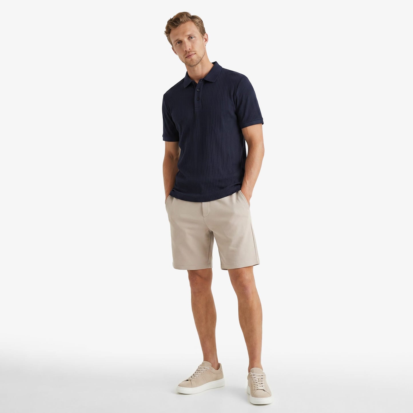 Nautica Erkek Lacivert Regular Fit Polo Yaka T-shirt
