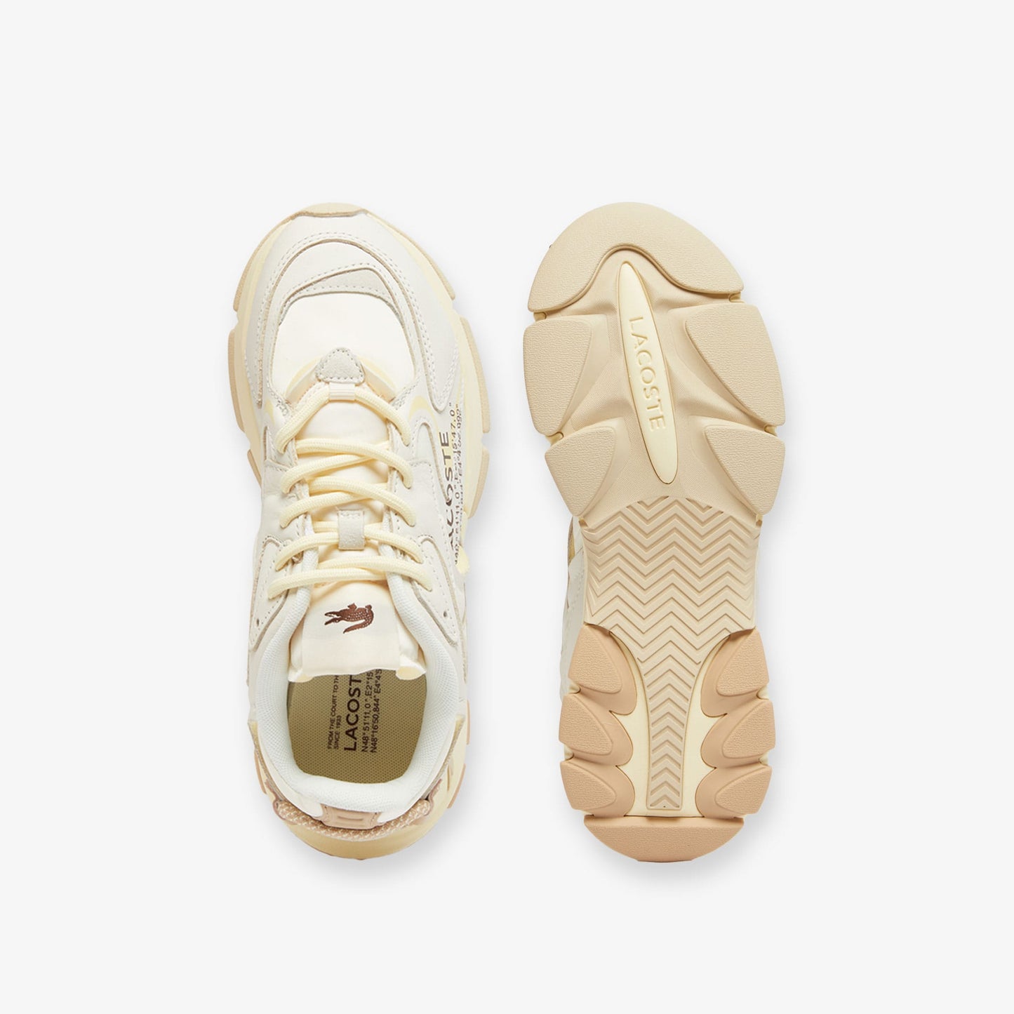 Lacoste L003 Neo Kadın Krem Sneaker