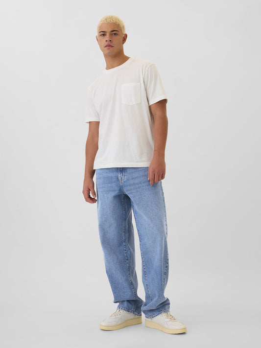 Mavi Baggy Jean Pantolon