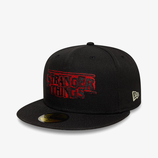 New Era Stranger Things 59fifty Demogorgon Unisex Siyah Şapka