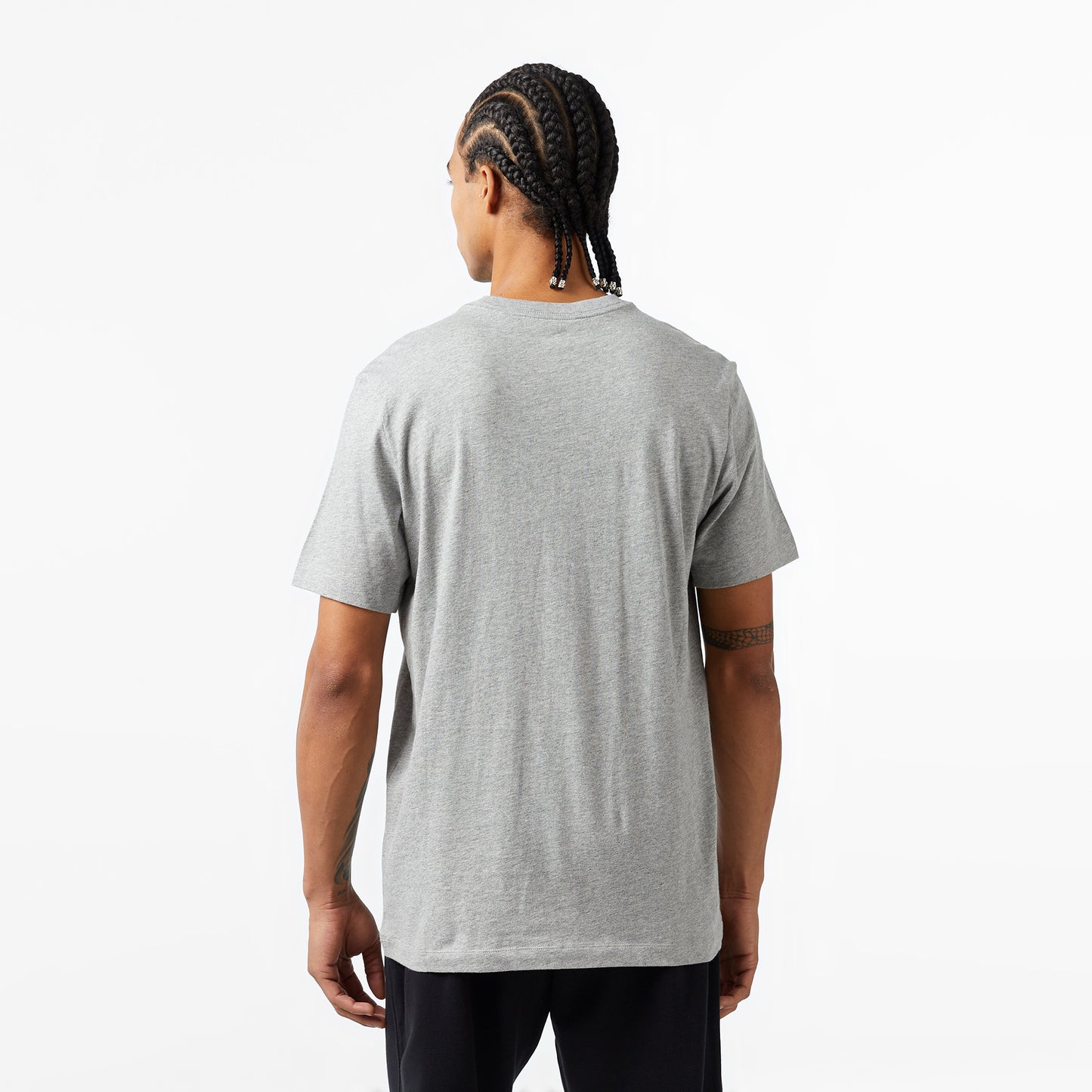 Nike Sportswear Club Erkek Gri T-shirt