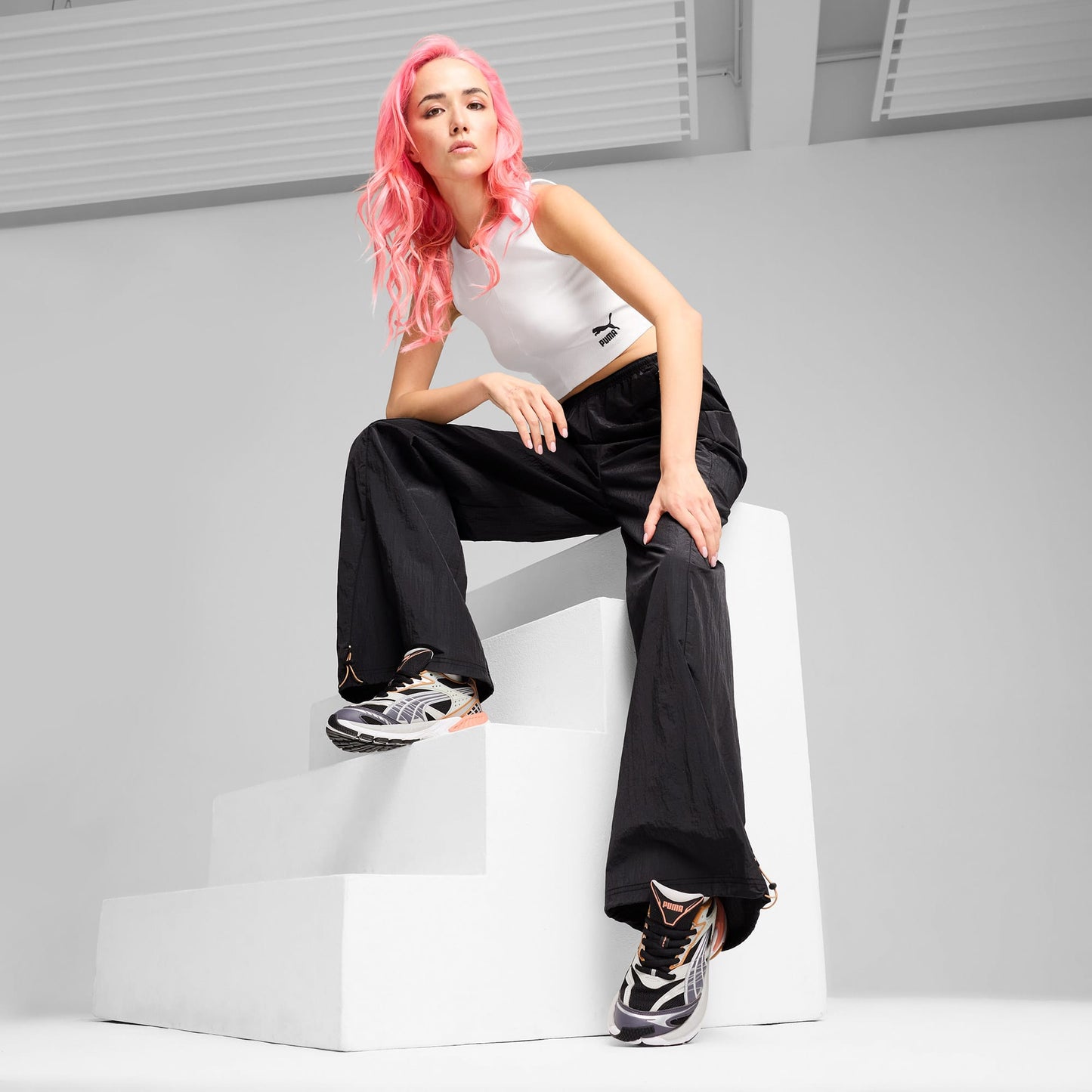 Puma Dare To Parachute Kadın Siyah Pantolon