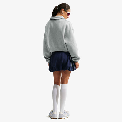 Nike Studio Fleece Kadın Gri Etek