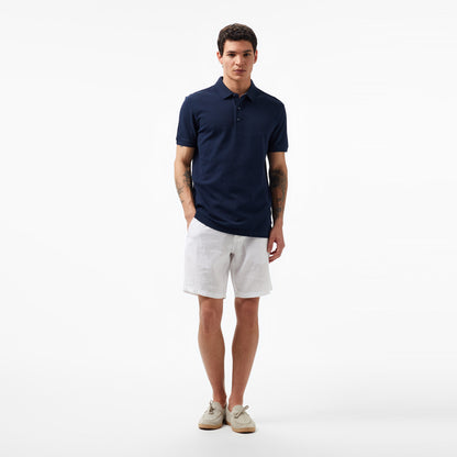 Nautica Erkek Lacivert Slim Fit Kısa Kollu Polo Yaka T-shirt