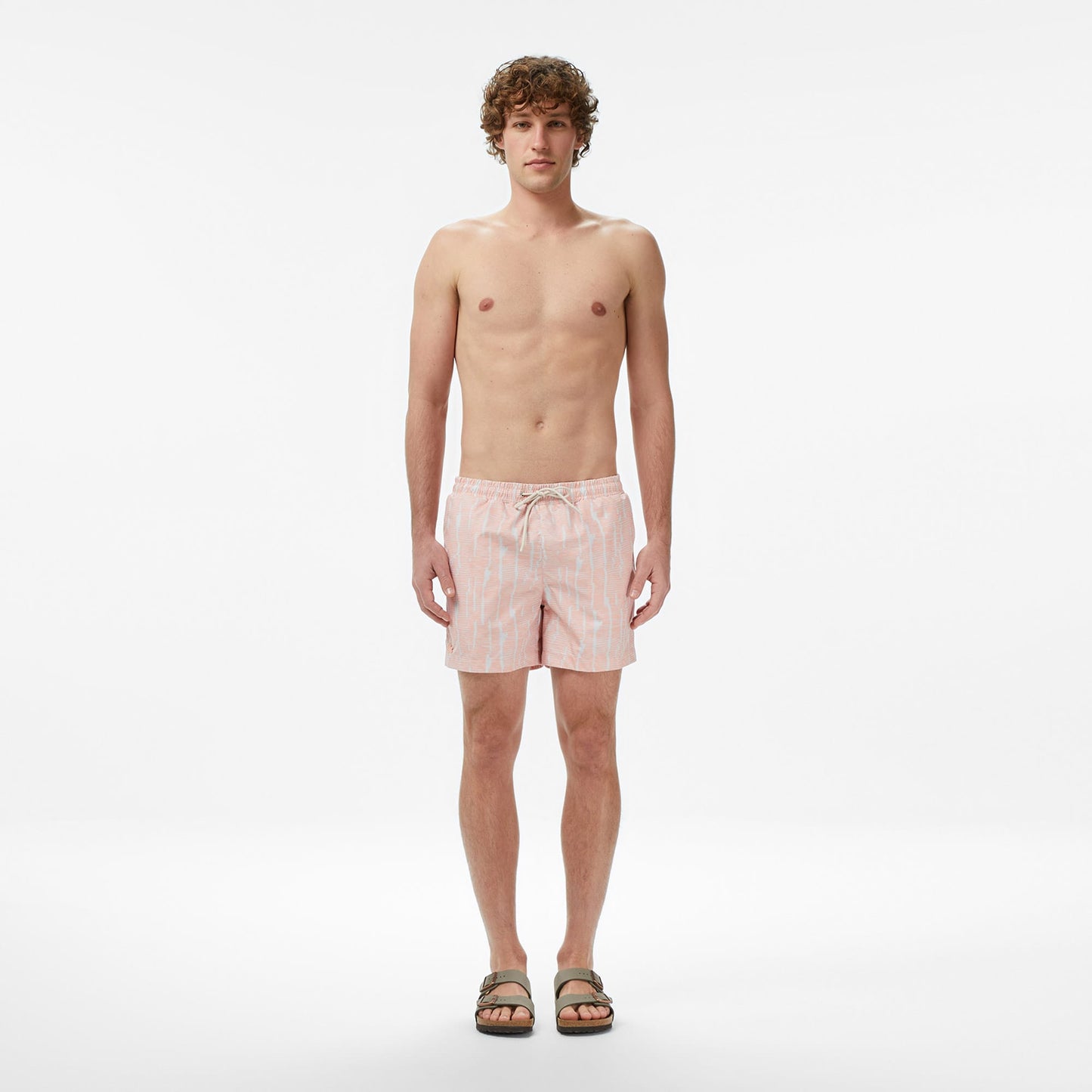 Lacoste Regular Fit Erkek Pembe Deniz Şortu