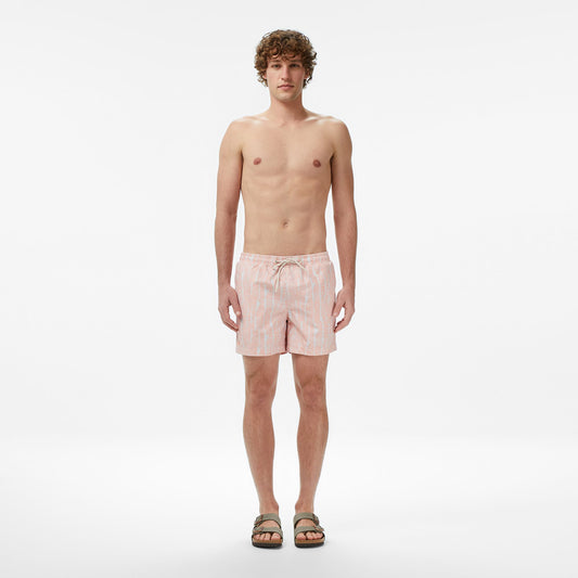 Lacoste Regular Fit Erkek Pembe Deniz Şortu