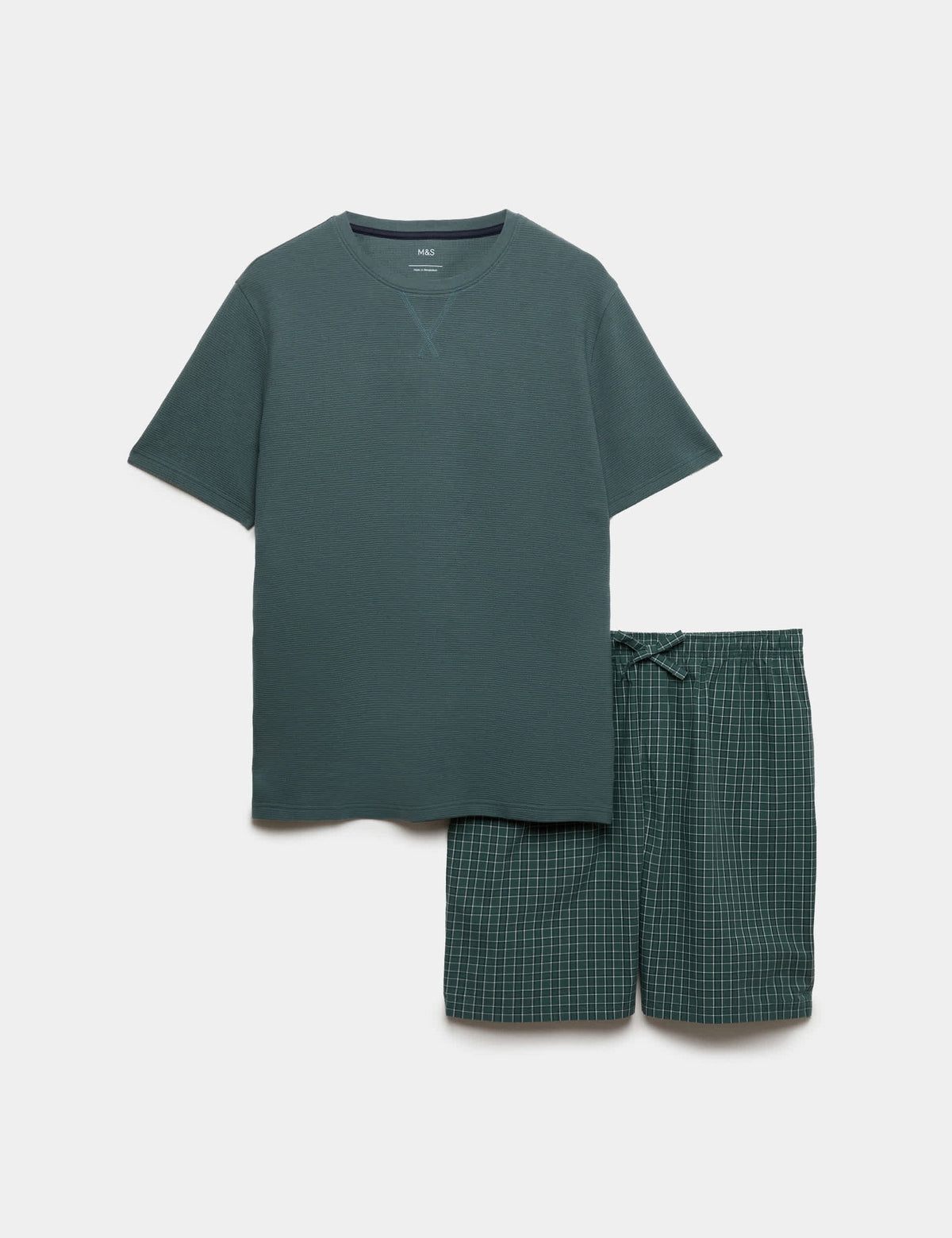 Pamuklu Kareli Pijama Takımı