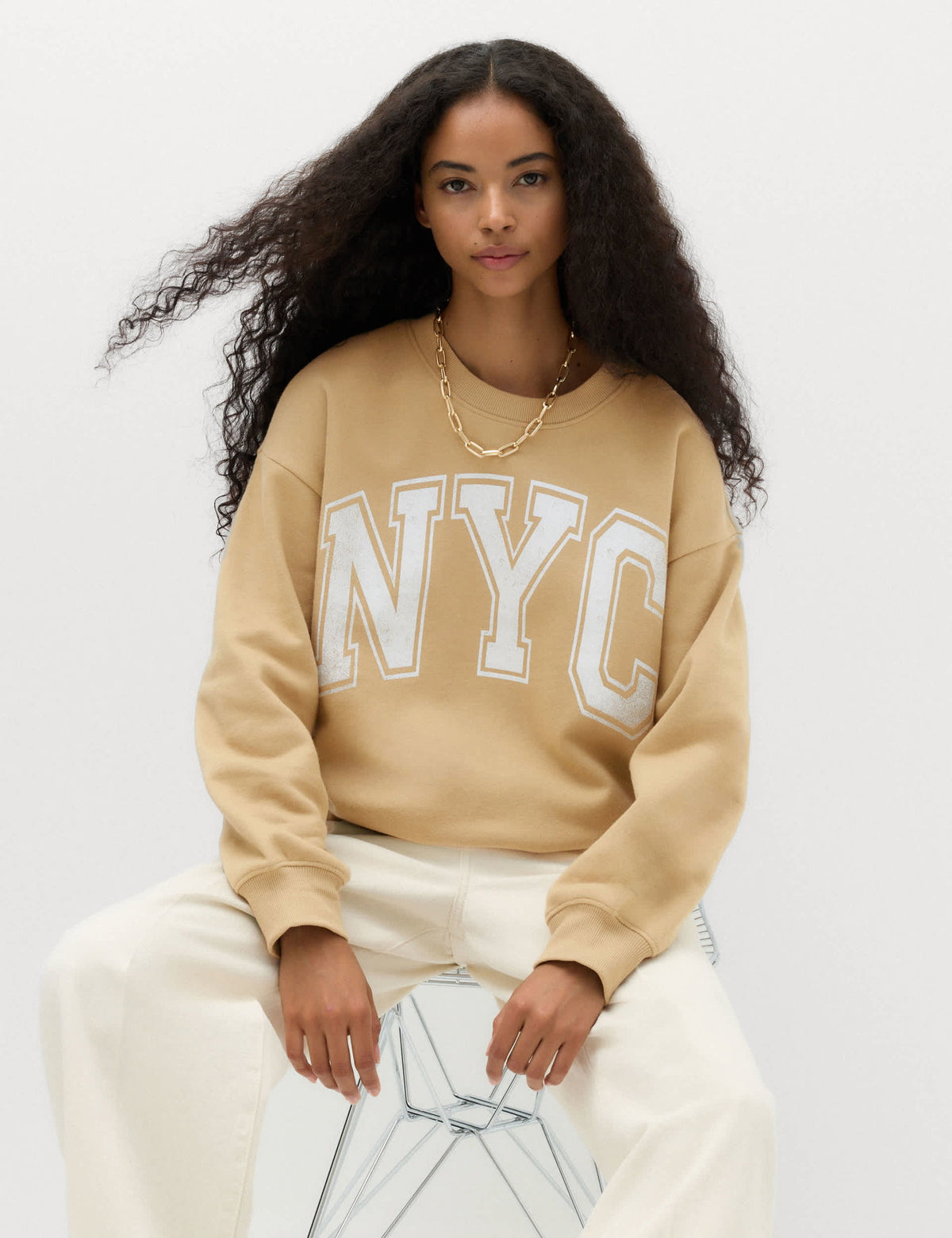 Grafik Baskılı Sweatshirt