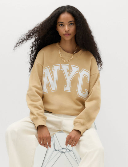 Grafik Baskılı Sweatshirt