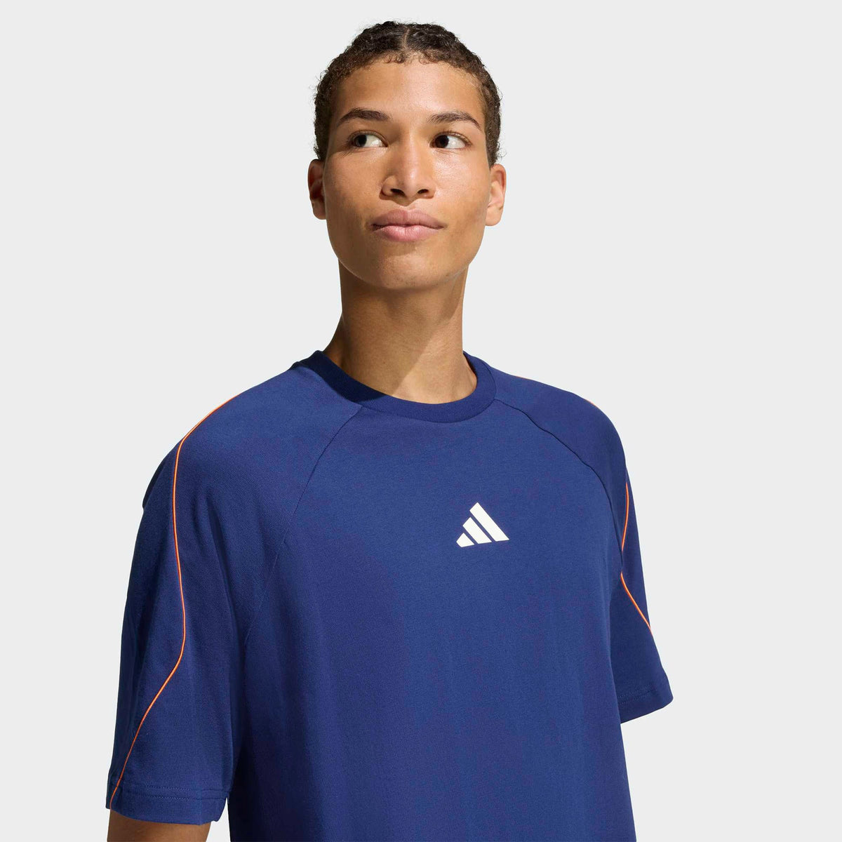 Adidas Stadium Erkek Mavi Antrenman T-shirt