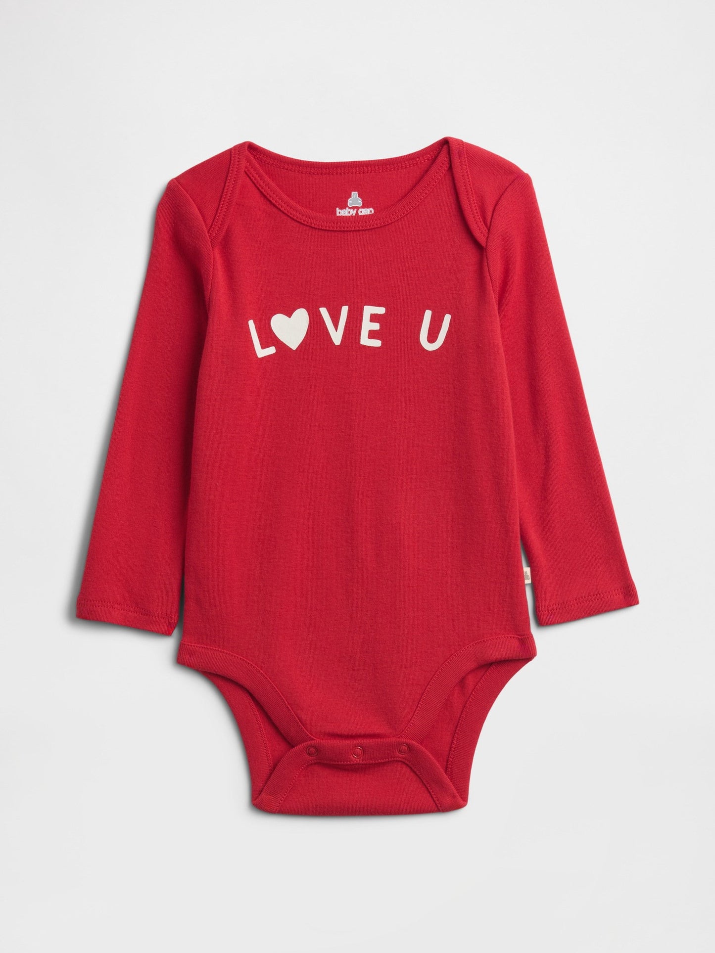 Kırmızı Grafik Desenli Bodysuit
