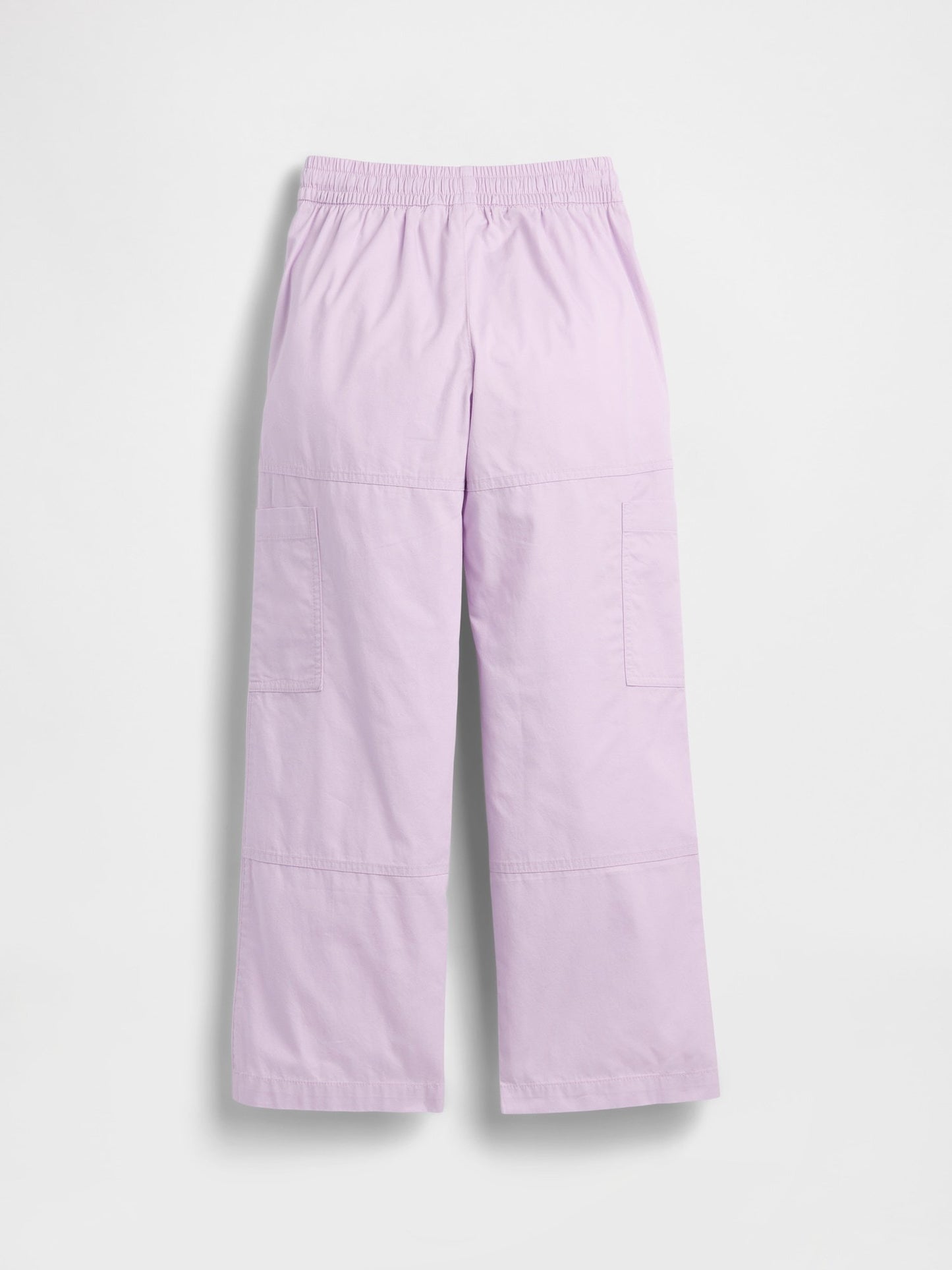 Lila Pull-on Relaxed Denim Kargo Pantolon