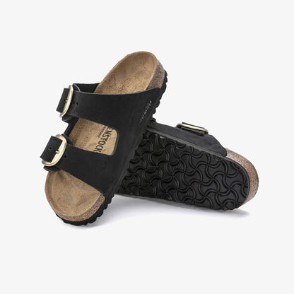 Birkenstock Arizona Big Buckle Lenb Kadın Siyah Terlik
