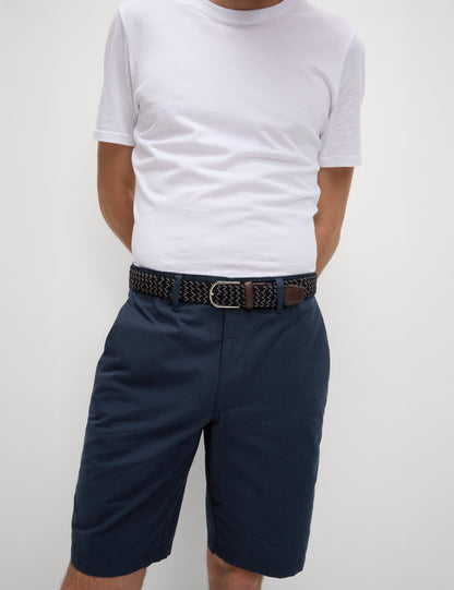 Saf Pamuklu Regular Fit Chino Şort