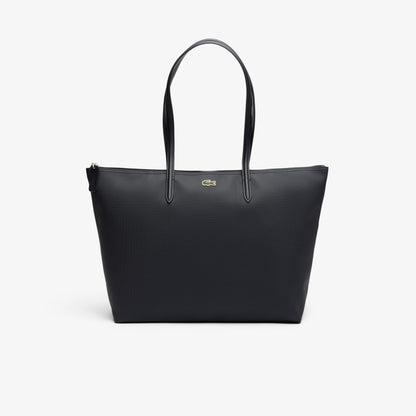 Lacoste Large L.12.12 Kadın Siyah Omuz Çantası