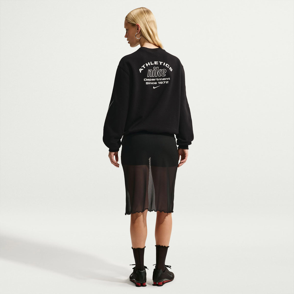 Nike Studio Fleece Kadın Siyah T-shirt