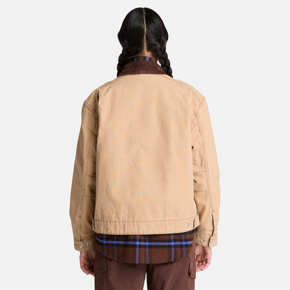 Timberland Strafford Washed Canvas Kadın Bej Ceket